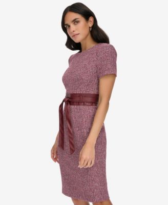 Women's Short Sleeve Sheath Dress