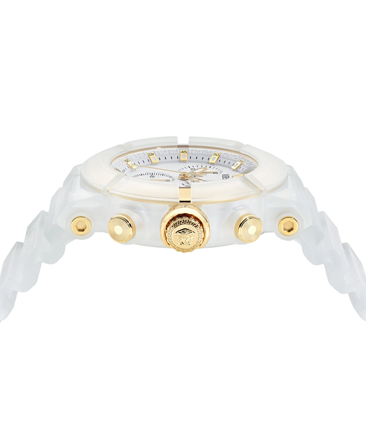Versace V-real Active Chrono 45mm In White