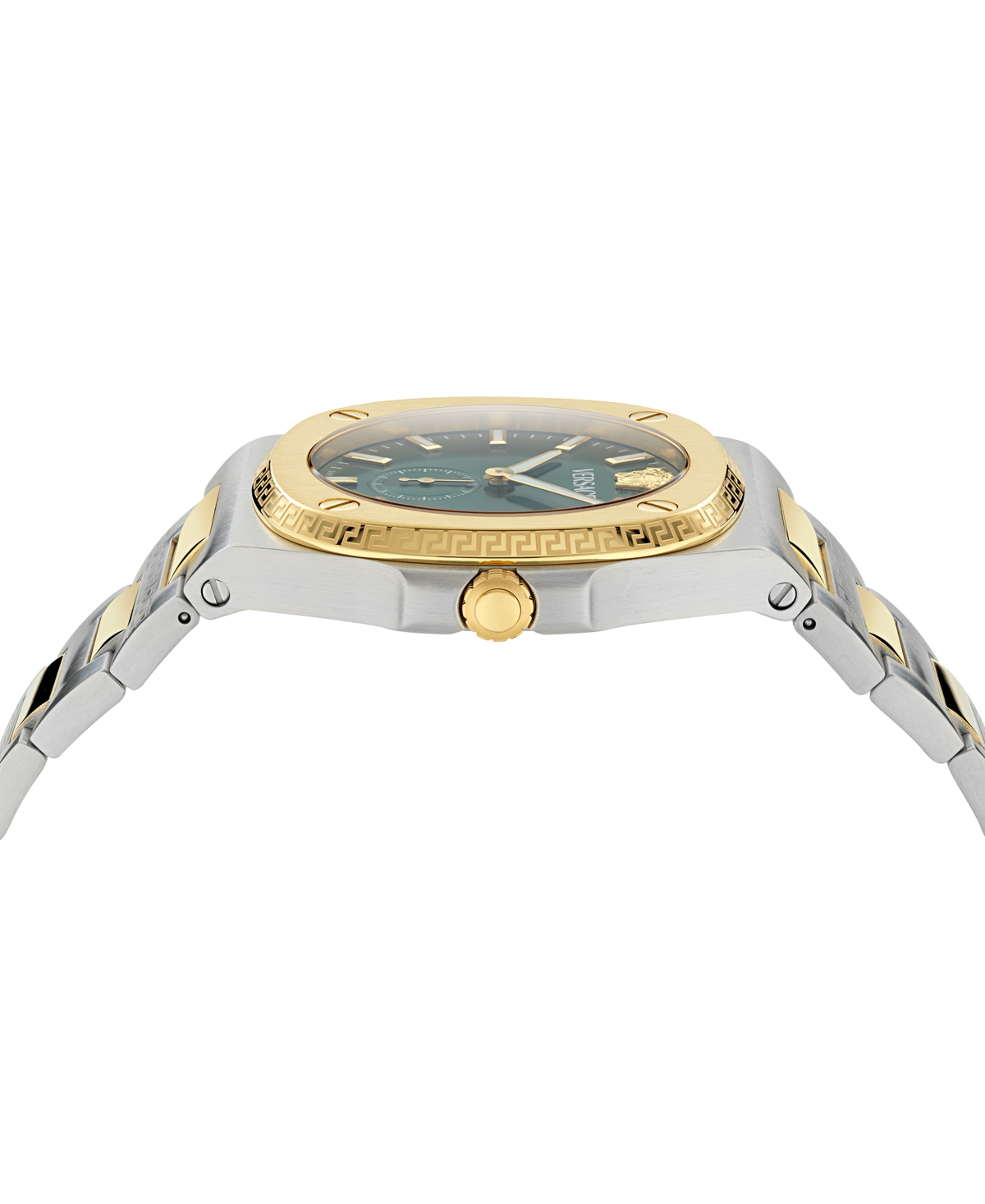 Versace Men's Swiss Tolomeo Two-tone Bracelet Watch 40mm In Multi