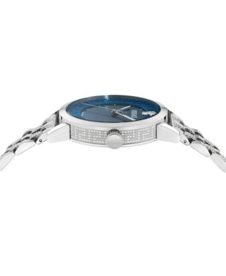 Men's Swiss Albireo Stainless Steel Bracelet Watch 40mm