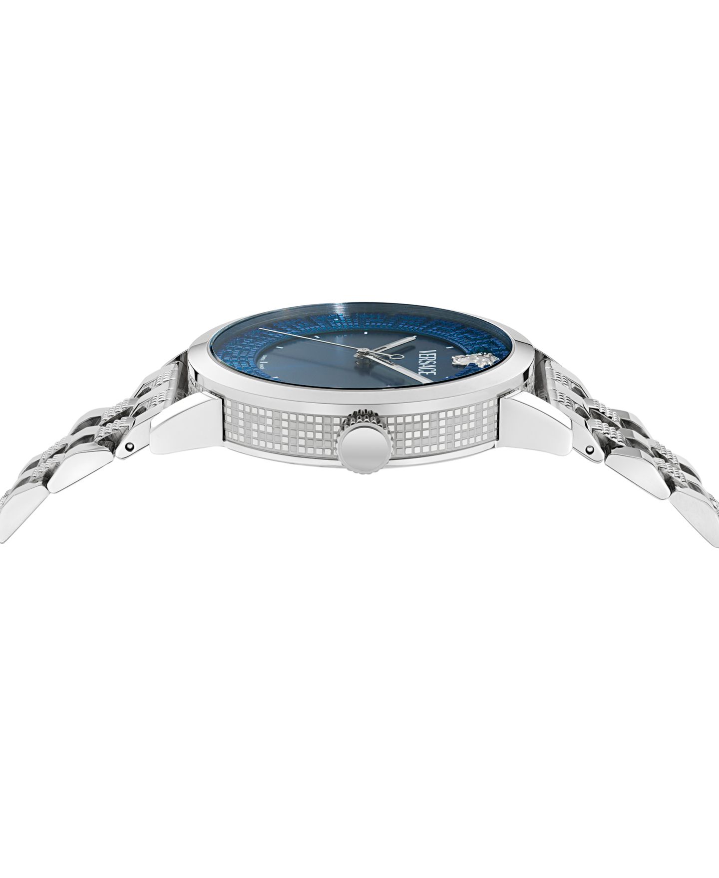 Мужские часы Versace Swiss Albireo Stainless Steel Bracelet Watch 40mm — фото 2