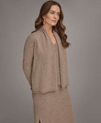Women's Open Front Cashmere Cardigan