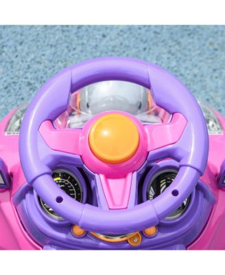 3 in 1 Push Car, Sliding Car with Removable Handle, Music, Horn,