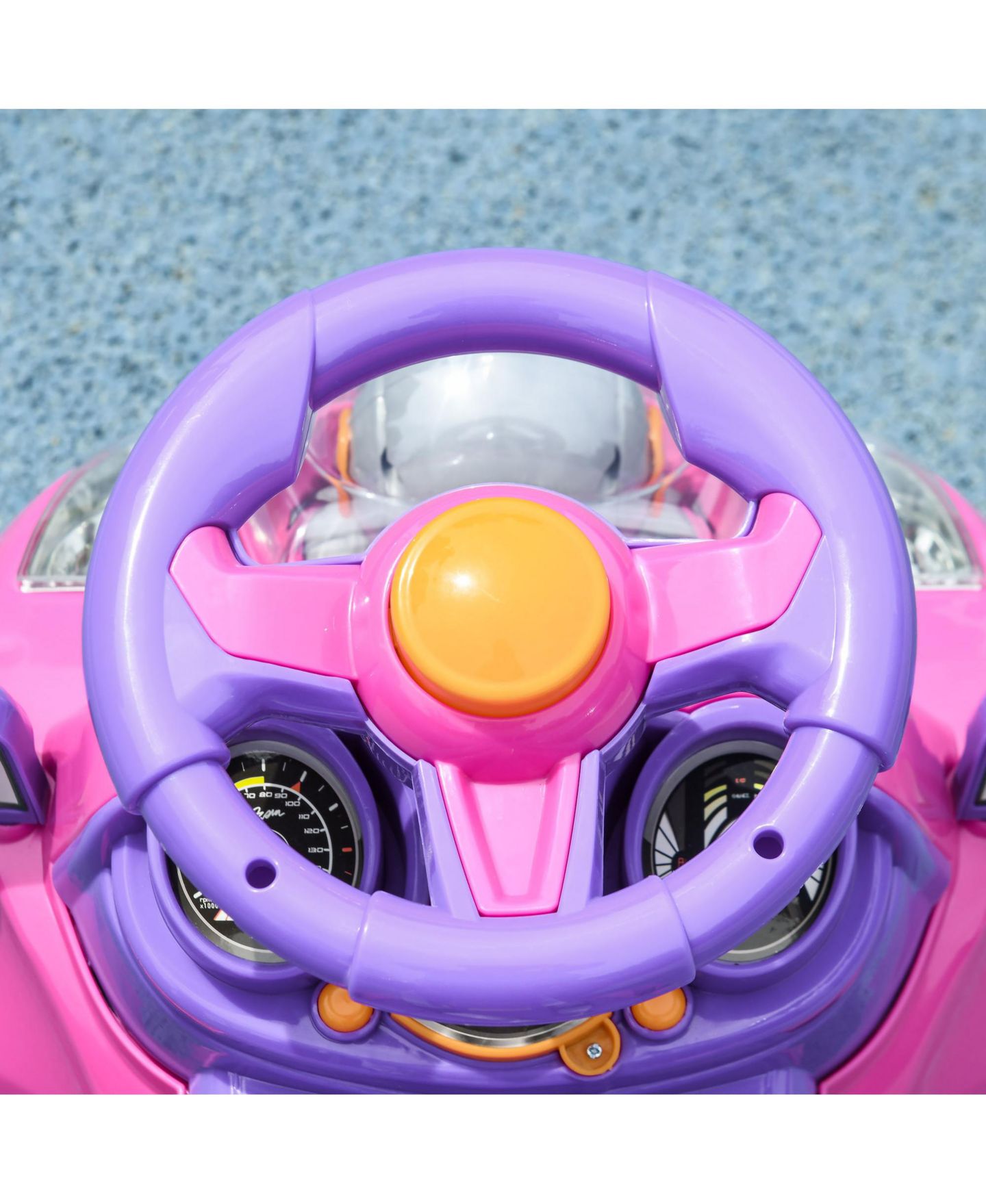 Детская игрушка Qaba 3-in-1 Robot-Themed Push Car, 55 lbs. Capacity, Ages 12-36 months, цвет: Розовый — фото 9