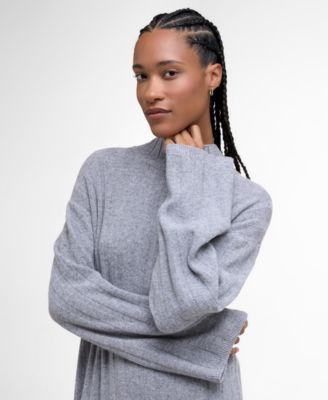 Women's Funnel Neck Midi Dress