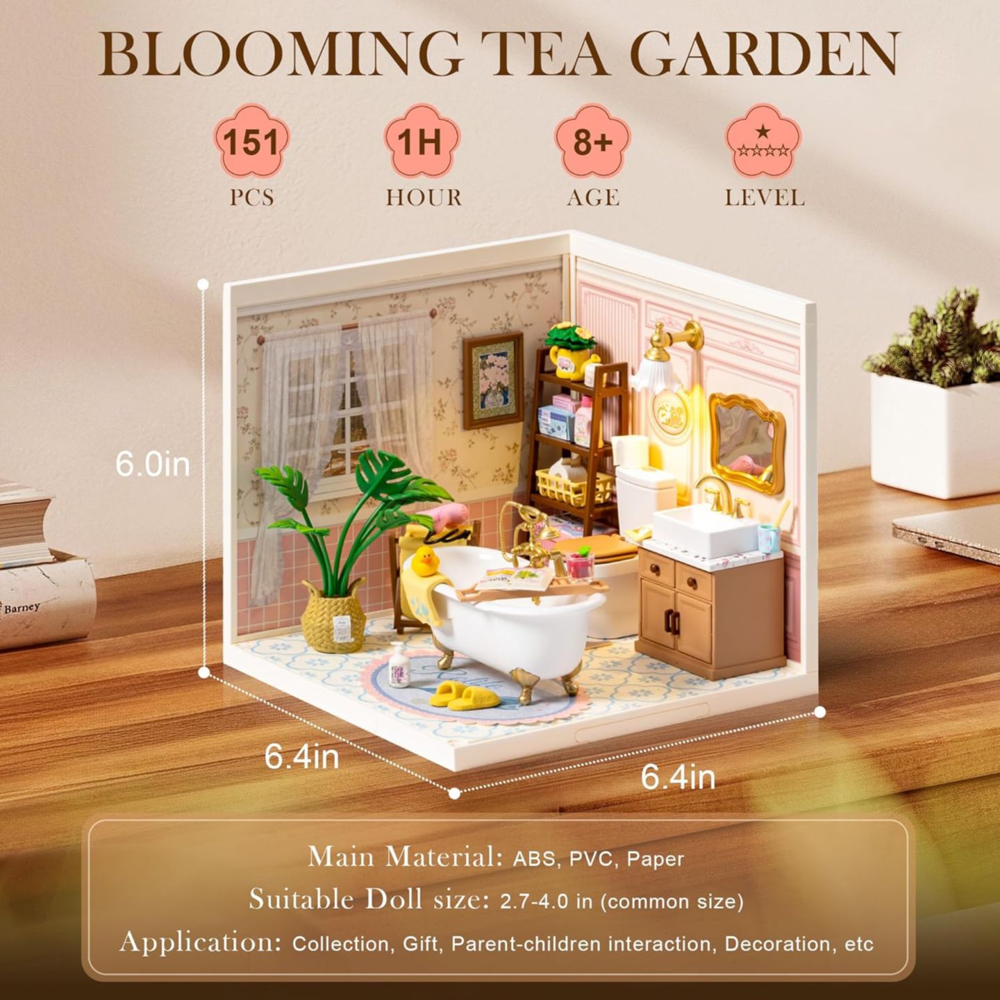 Детские конструкторы Robotime 3D Puzzles Super Creator Pop Bubble Bathroom Plastic Building Set Toys Playset Gifts for Teens Adults — фото 2