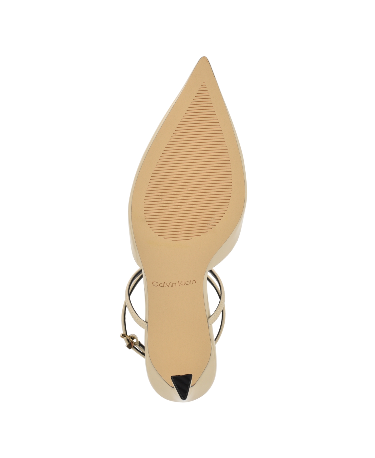 Calvin Klein Avriel 2 Ankle Strap Pump In White