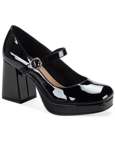 Женские туфли Wild Pair Vaneciaa Mary Jane Square Toe Pumps, цвет: Чёрный