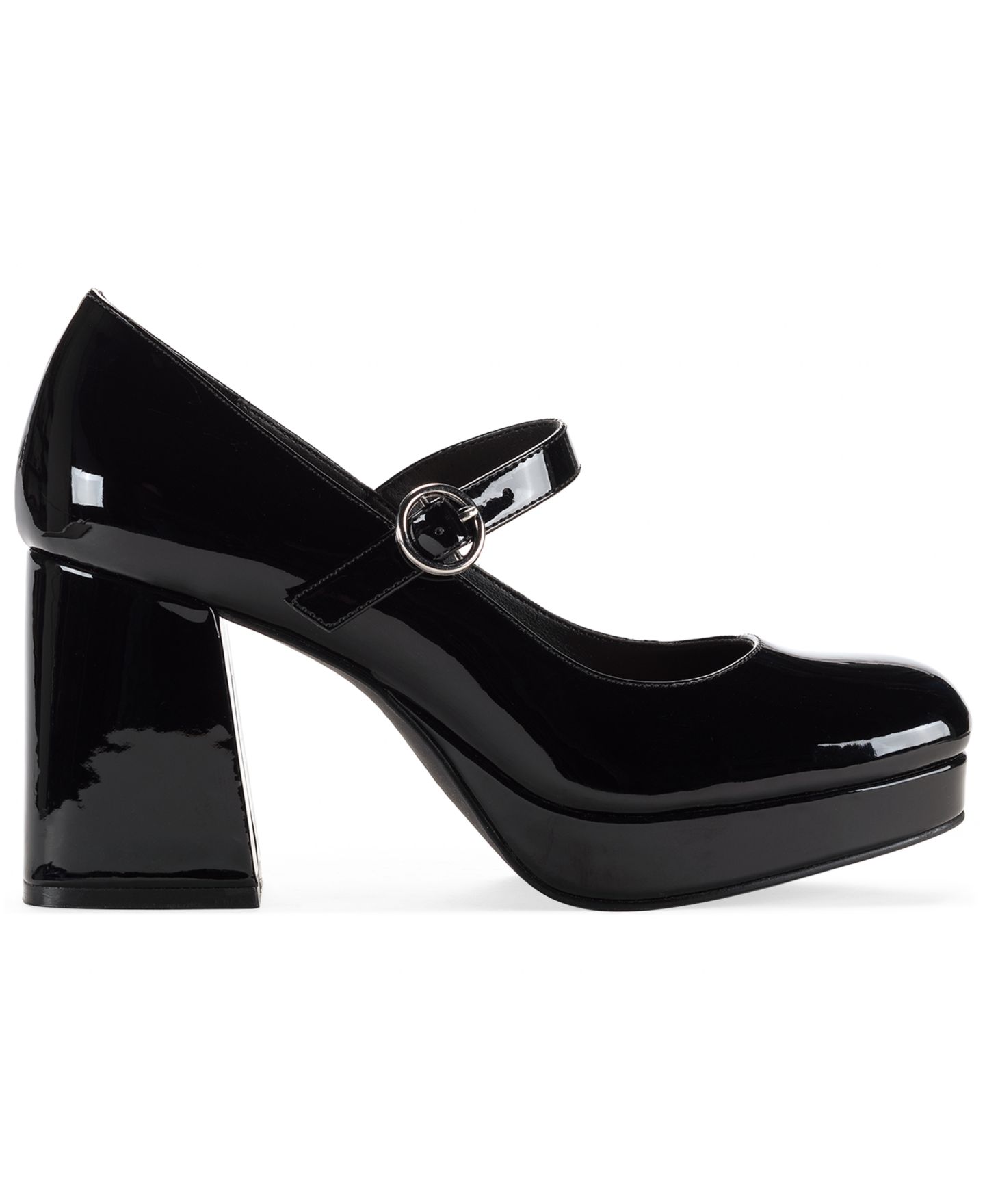 Женские туфли Wild Pair Vaneciaa Mary Jane Square Toe Pumps, цвет: Чёрный, вариант 1 — фото 2