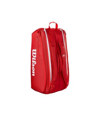Super Tour Red 9-Pack Tennis Bag - Red
