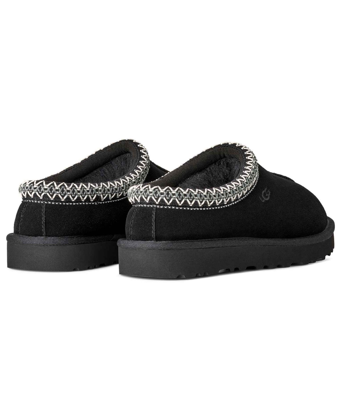 Женские тапочки UGG® Tasman II Slip-On Slide Slippers, цвет: Чёрный — фото 3