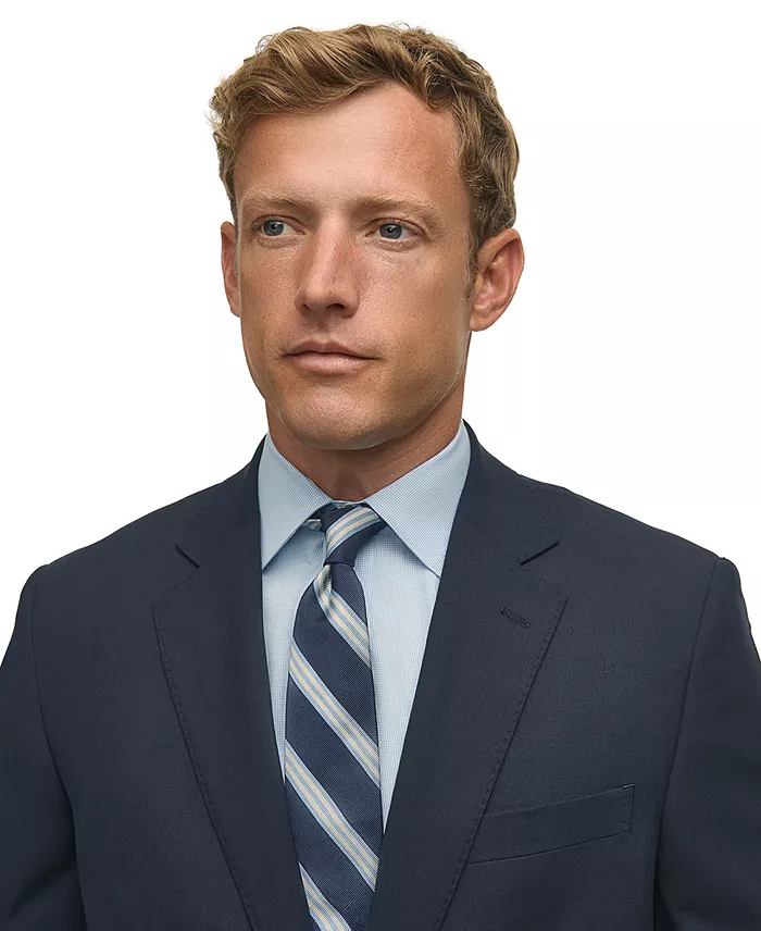 Men's Classic-Fit Stretch Wool Blend Suit Separates Jacket - thumbnail 3
