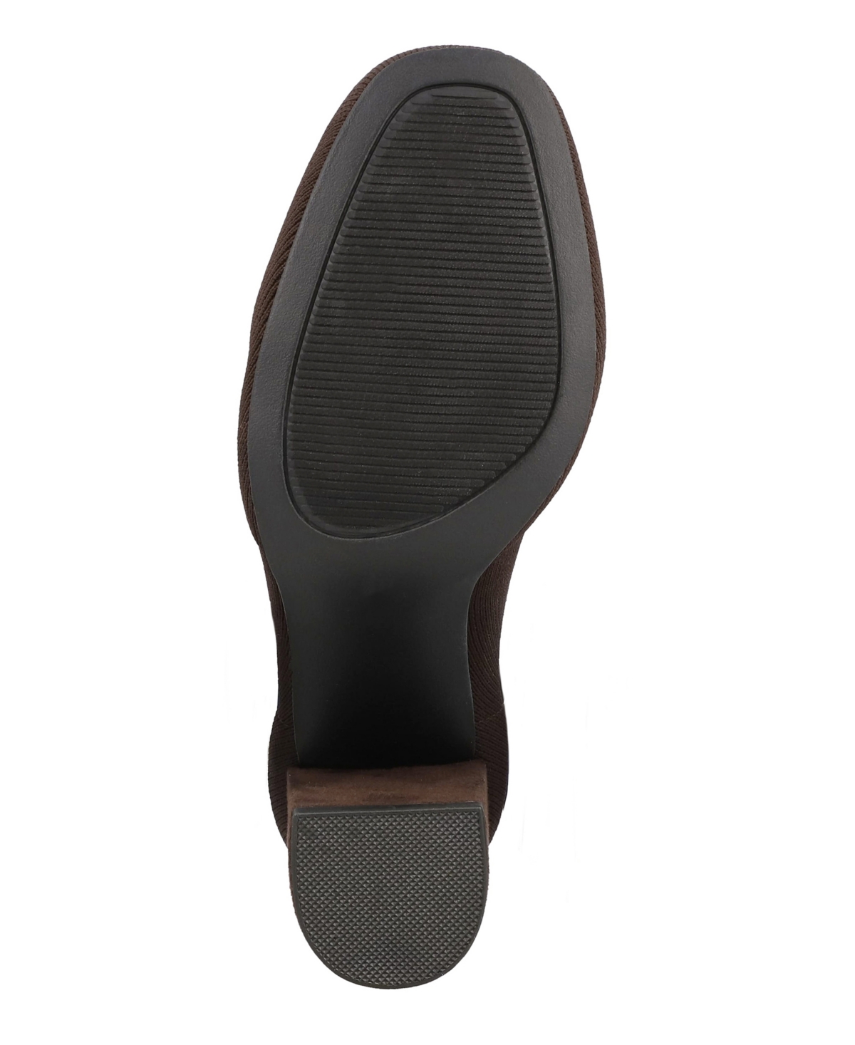 Mia Women's Erika Stacked Heel Booties In Brown