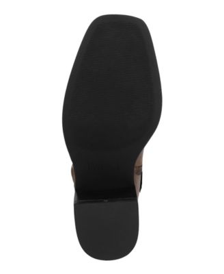 Women's Diego Tall Harness Strap Block Heel Western Boots