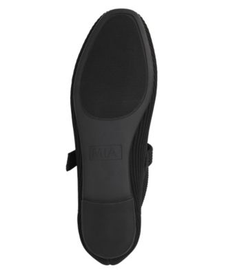 Women's Mary Jane Strap Knit Flats