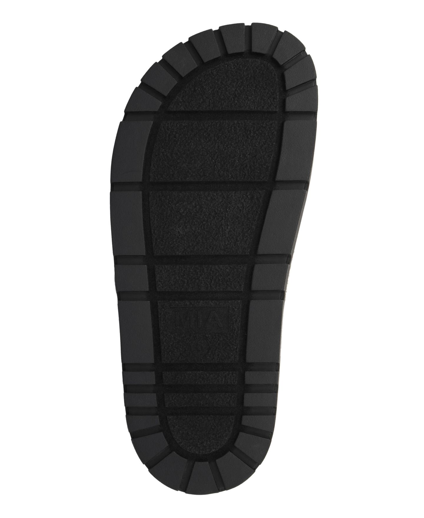 Женские сандалии MIA Thora Double Buckle Stone Detailed Slide, цвет: Чёрный / Серебряный — фото 5