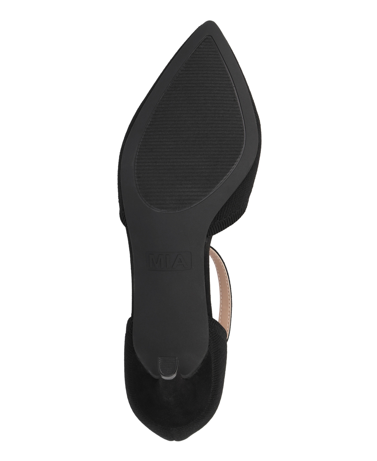 Mia Bivi Ankle Strap Pump In Black