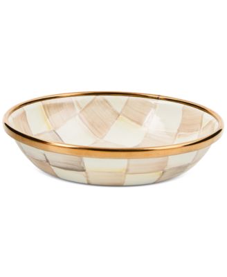 MacKenzie-Childs - Mocha Check Dipping Bowl