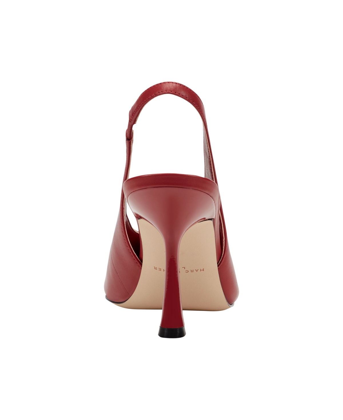 Marc Fisher Ltd Women's Esther Leather Slingback Pump In Red
