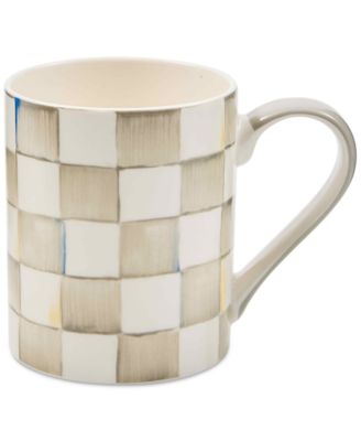 MacKenzie-Childs - Sterling Check Porcelain Mug