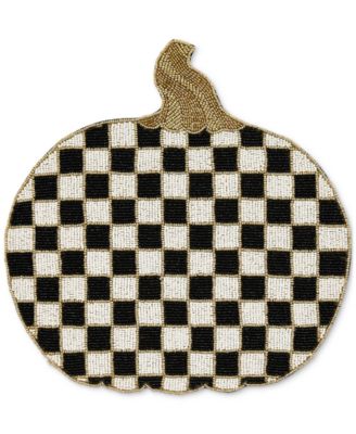 MacKenzie-Childs - Courtly Check Pumpkin Beaded Placemat