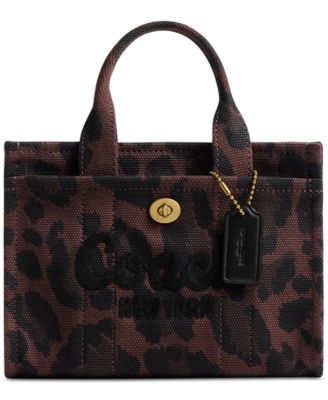 COACH - Leopard Print Cargo Mini 20 Tote Bag