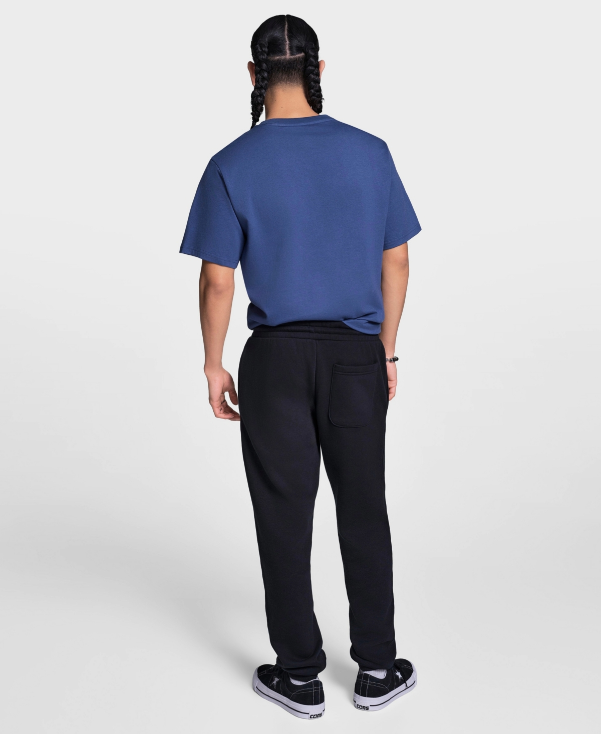 Converse Men's Standard Fit Core Chuck Jogger Pants In Black