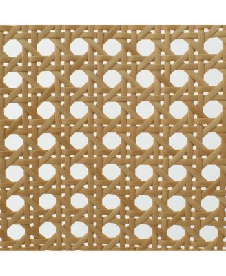 5-Piece Black Dining Set with 43 Inch Round Table & Faux Rattan Chairs, Modern Kitchen & Small Dining Room Furniture for Apartments