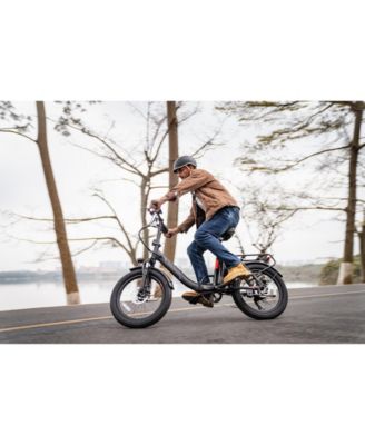 TIDE 2 500W Folding Utility Electric Bike - Black