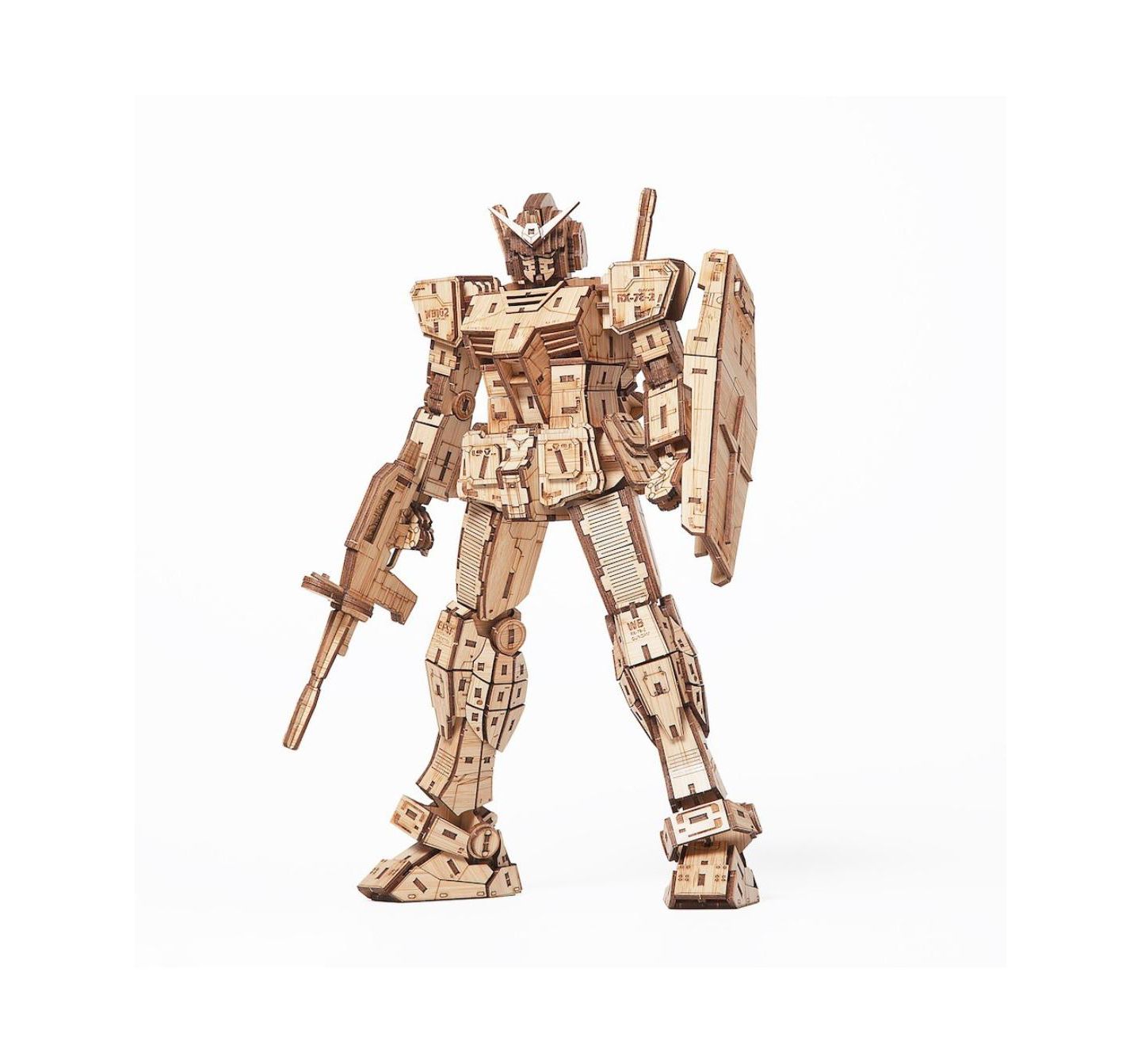 Детские конструкторы Flash Popup Officially Licensed Rx-78-2 Wa-Gu-Mi Mobile Suit First Gundam 421-Piece 3D Wooden Puzzle, Ages 14+ — фото 1