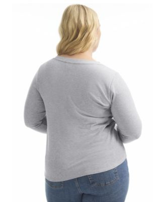 Women's June + Vie Ribbed Crewneck Top