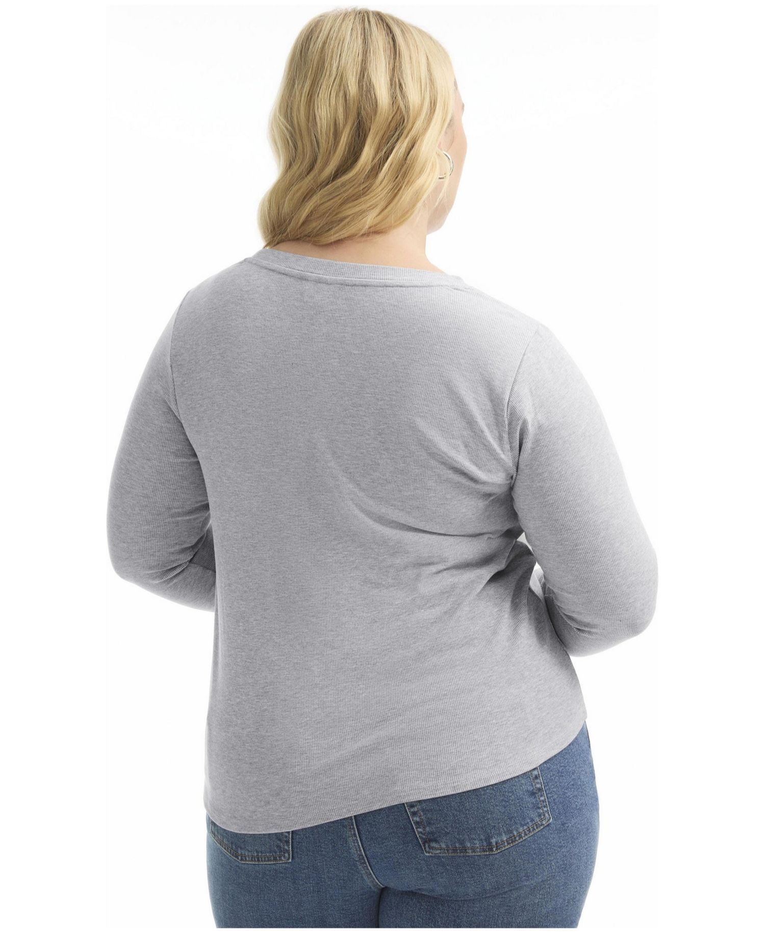 Women's June + Vie Ribbed Crewneck Top