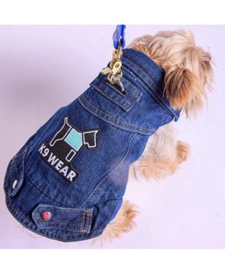 K9 WEAR Denim Jacket & Harness Set - XL
