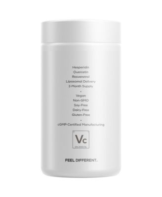 Liposomal Vitamin C+ Platinum - 1000 Mg Vitamin C Vitamins, Glutathione, NAC (N Acetyl Cysteine), Resveratrol, 180 Capsules