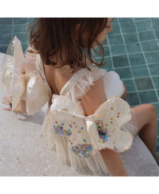 Inflatable Arm Bands: Cotton Candy - Glitter