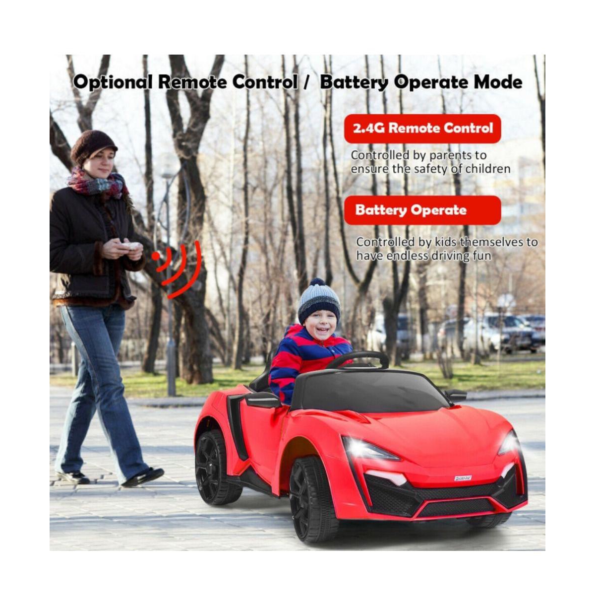 Akiudex Kids Electric Ride On Car with Remote Control and MP3 Player