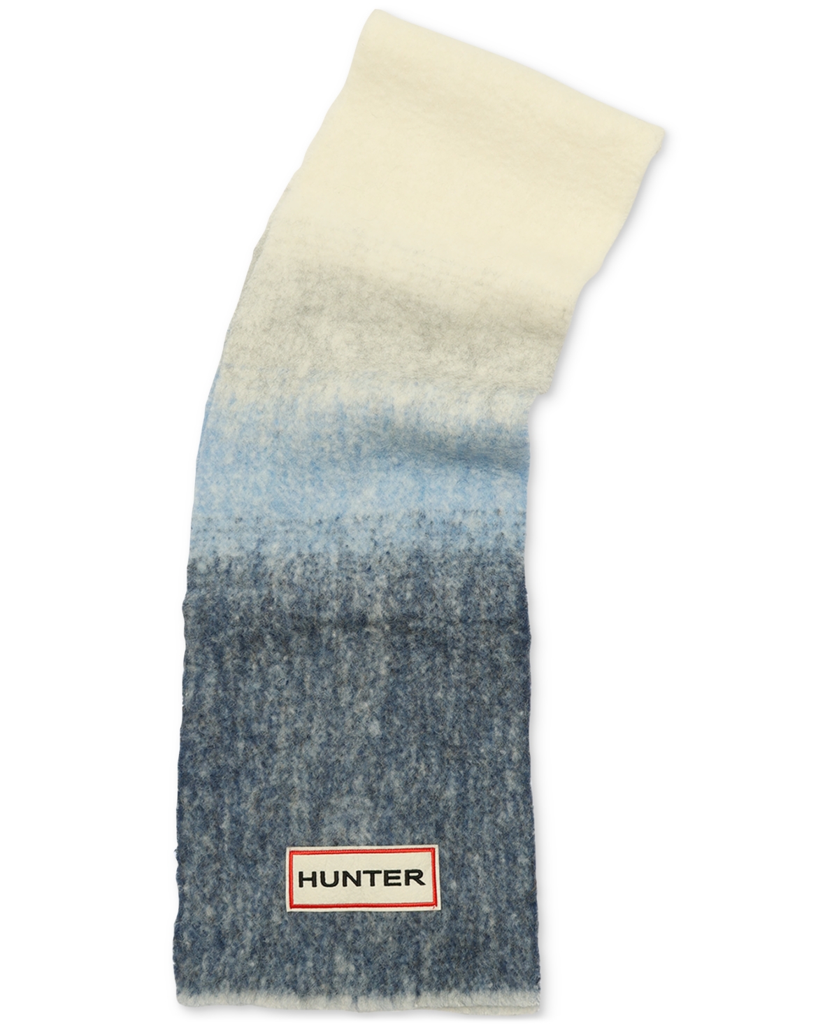 Hunter Brushed Ombre Scarf In Blue
