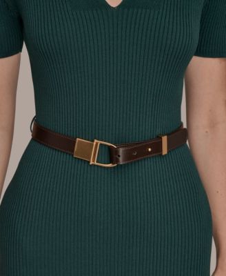 Women's Knit Short Sleeve Midi Dress