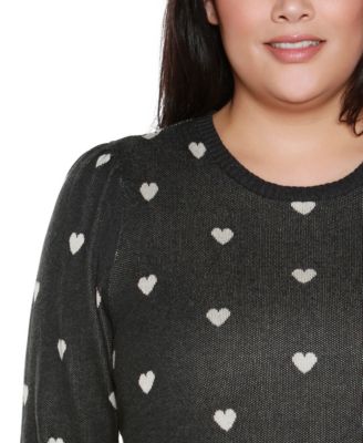 Plus Size Tiny Hearts Sweater