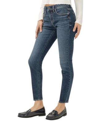 Women's Elyse Mid Rise Straight Fit Jeans