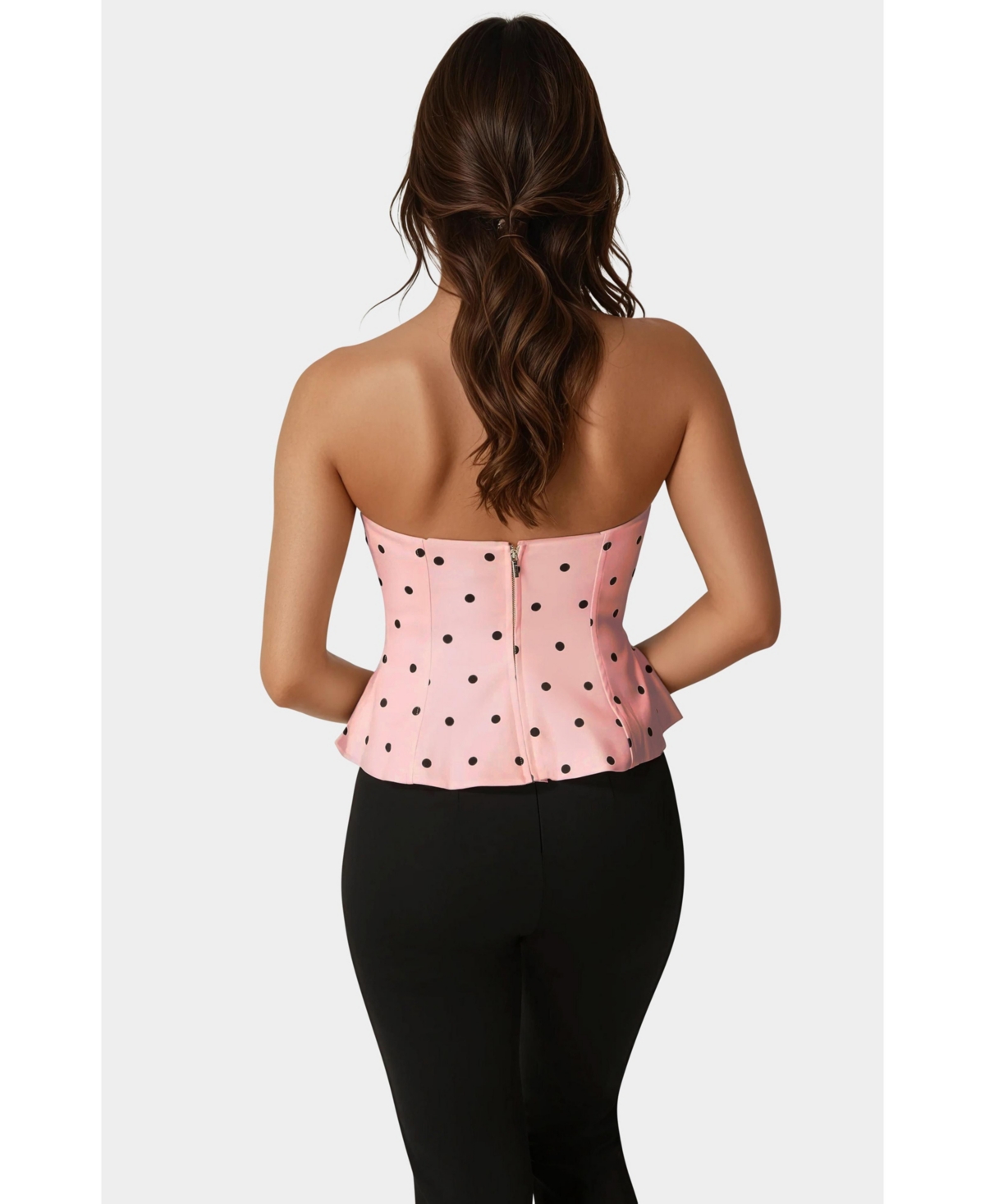 Bebe Women's Rosette Satin Corset