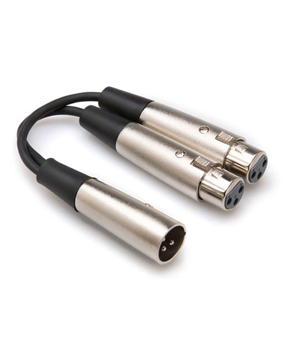 Hosa Technology Hosa Yxf-101.5 Dual XLR3F to XLR3M Y Cable, 18 Inch