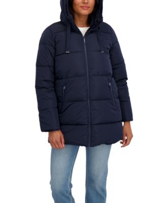 Women's 3/4 Reversible Puffer Jacket