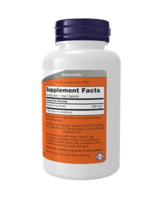 Taurine ,500 mg ,100 Caps