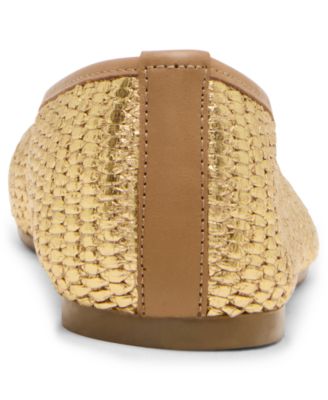 Women's Merlot Woven Ballet Flat Shoes