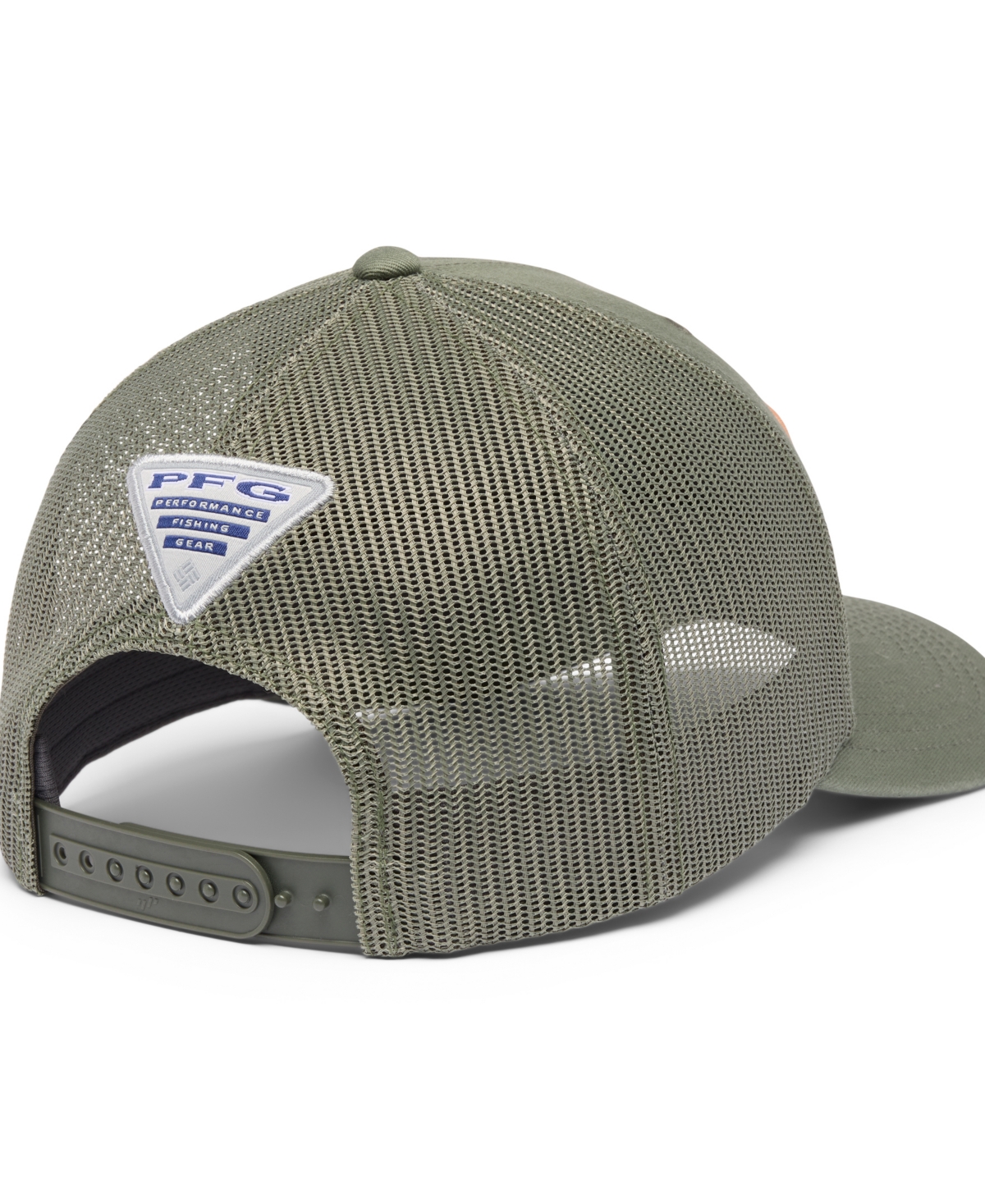 Columbia Men's Performance Fishing Gear Hooks Mesh Snap Back Hat In Green