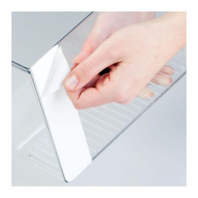 Adhesive Organizer Bin Damage-Free Hanging for Kitchen- Clear