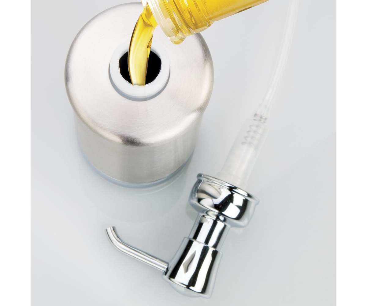 iDesign Stainless Steel Soap Dispenser - Split Finish