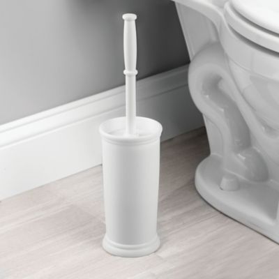 Plastic Toilet Brush and Holder for Bathroom