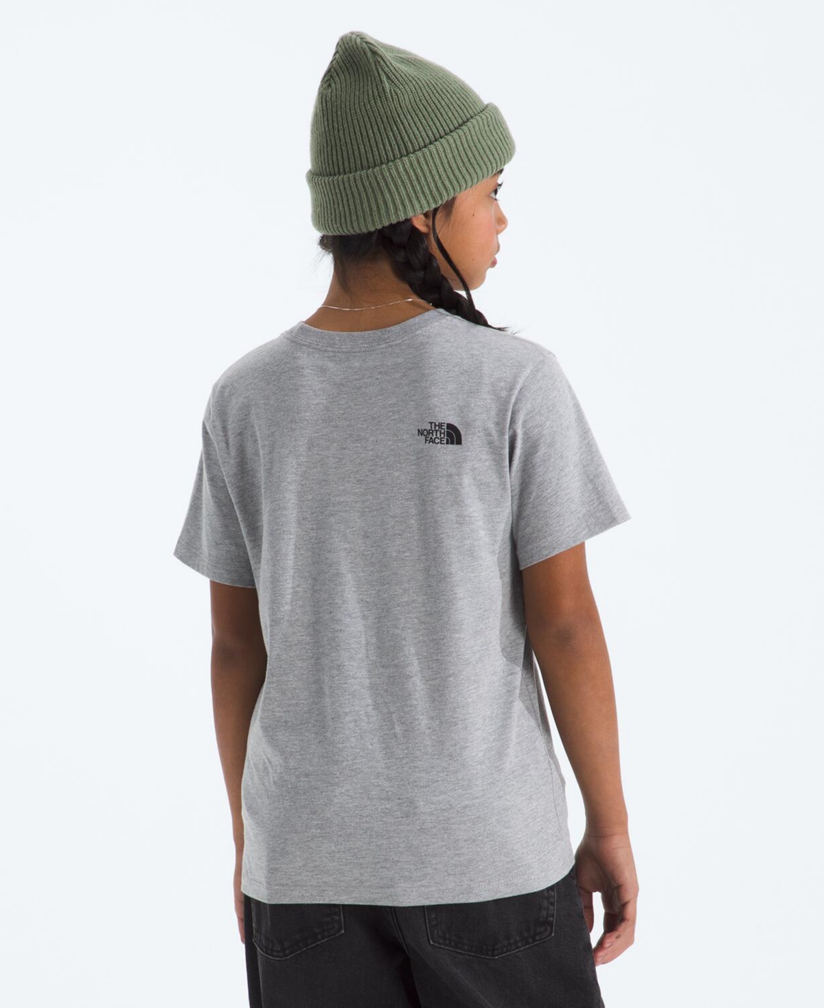 The North Face Big Boys Evolution Half Dome Short Sleeve T-shirt In Gray